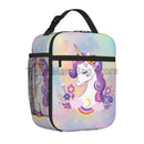 Axyaa Cartoon Unicorn Lunch Bag | Insulated Thermal Tote for Women Girls
