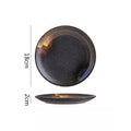 Axyaa Retro Ceramic Steak & Sushi Plate for Molecular Cuisine Tableware
