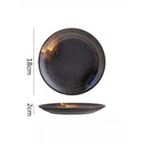 Axyaa Retro Ceramic Steak & Sushi Plate for Molecular Cuisine Tableware