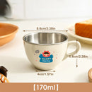 Axyaa Double Wall Stainless Steel 170ml Kids Water Cup