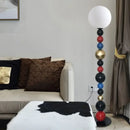 Axyaa Glass Ball Floor Lamps: Modern Designer Standing Lights for Living Room Bedroom