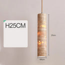 Axyaa Nordic Yellow Stone Pendant Lights: Modern Luxury for Home, Hotel, Restaurant