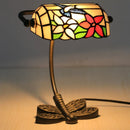 Axyaa Dragonfly Tiffany Glass Table Lamp - Baroque Style Bedroom Lighting