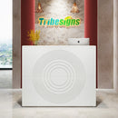 Tribesigns Reception Desk with Counter for Checkout, Axyaa Modern Front Desk Table