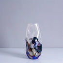 Axyaa Gradient Glass Vase for Floral Arrangements and Home Decor