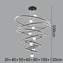 Axyaa Nordic Stair Chandelier Pendant Lights, Ceiling Light for Living Room Bedroom Dining Room