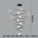 Axyaa Nordic Home Decoration Stair Chandelier Living Room Bedroom Dining Room Pendant Lights Ceiling Light Indoor Lighting