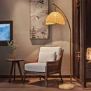 Axyaa Bamboo Led Floor Lamp with Nordic Minimalist Design