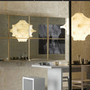Axyaa Modern Japanese Wabi Sabi Silk Pendant Lights for Home Decor