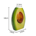 Axyaa Avocado Vase Ceramic Desk Decoration with Artificial Flowers