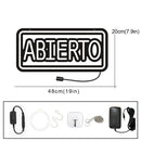 Axyaa Neon Open Sign: Multilingual LED Lights for All Stores