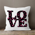 Axyaa LOVE Print Cushion Cover for Home Decor