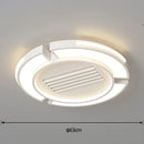 Axyaa Modern Ceiling Fan Light with Remote Control for Bedroom, Dining & Living Room