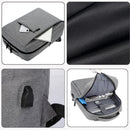 Axyaa Men's Large Laptop Backpack: Business, School, Travel, Outdoor Sports, Multi-layer Design