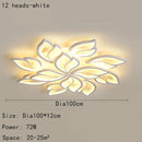Axyaa Maple Leaf LED Ceiling Lamp - 2025 Nordic Minimalist Chandelier