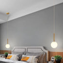 Axyaa Modern Glass Ball Chandelier LED Pendant Lights for Home Decor