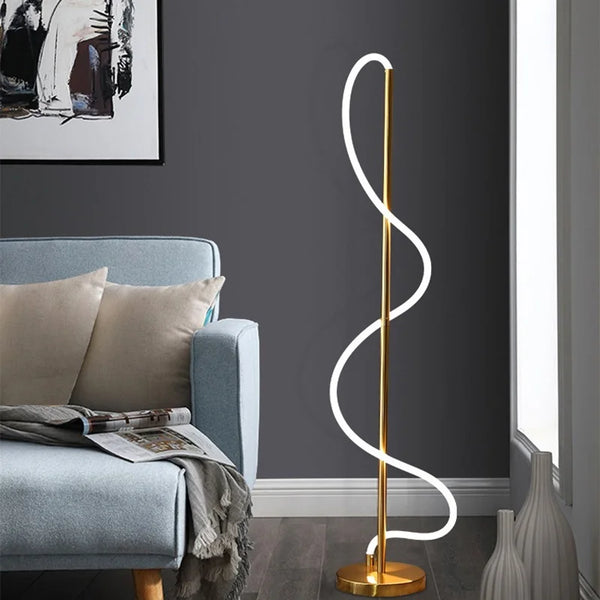 Axyaa Minimalist LED Floor Lamp - Modern Nordic Design