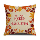Axyaa Thanksgiving Pumpkin Pillow Cover 45*45cm Home Decor Cotton Linen