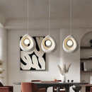 Axyaa LED Chandelier for Dining Room, Bedroom, or Living Room - Japanese Style Indoor Lighting Decor