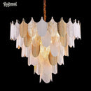 Axyaa Crystal LED Ceiling Chandelier for Bedroom Living Room Lighting
