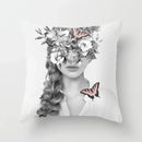 Rose Flora Pattern Pillow Case by Axyaa - Decorative Cushion Covers