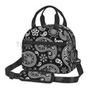 Axyaa Paisley Pattern Lunch Bag: Waterproof, Insulated, Reusable, Thermal Tote