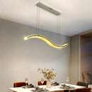 Axyaa Stainless Steel Crystal Chandelier for Kitchen Island and Dining Room