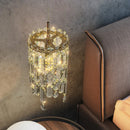 Axya Luxury Crystal Chandelier with LED Light Source Glass Pendant Light