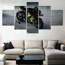 Axyaa Bikes Canvas Wall Art - Home Decor Painting Interior Mural