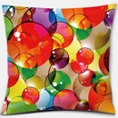 Rainbow Square Pillowcase by Axyaa: Home & Car Decor Accent