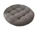Axyaa Round Tufted Corduroy Floor Cushion for Meditation and Sitting