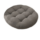 Axyaa Round Tufted Corduroy Floor Cushion for Meditation and Sitting