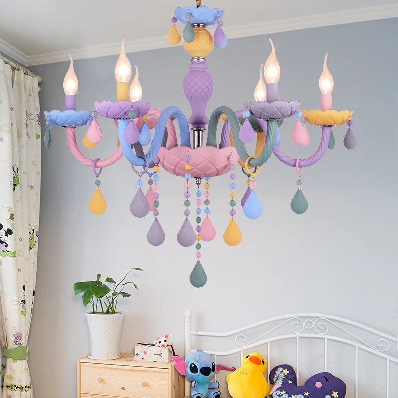 Axyaa Crystal Cartoon LED Chandelier for Children's Room