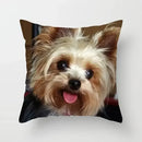 Axyaa Cute Dog Print Pillow Case for Bedroom Sofa Car Decor