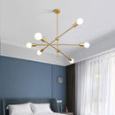 Axyaa Modern Long Pole Led Chandelier for Home Decoration and Lighting in Living Room