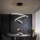 Axyaa Modern Linear Pendant Chandelier LED Lighting Fixture