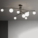 Axyaa Modern LED Ceiling Chandelier for Bedroom and Dining Room