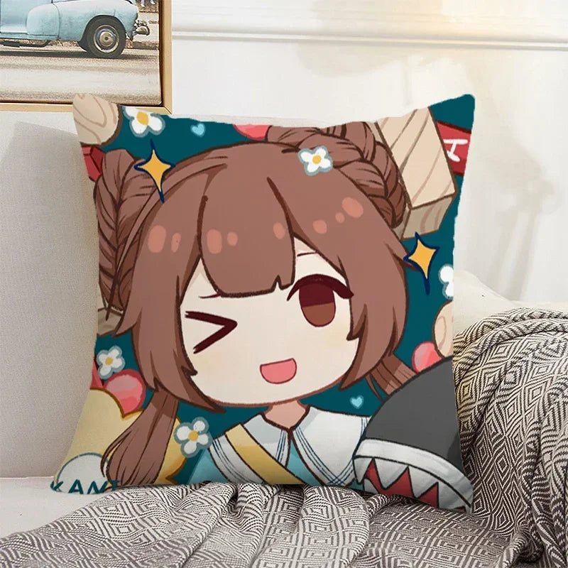 Axyaa 45x45cm Onmyoji Cushion Cover for Stylish Home Decor
