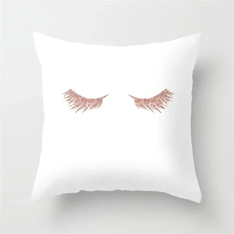 Axyaa Glitter Geometric Pineapple Pillow Covers - 45X45cm