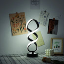 Axyaa LED Ironwork High Leg Desk Lamp with USB Plug, Three Color Dimming