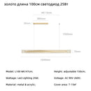Axyaa Modern LED Chandelier Lighting | Dimmable Dining Pendant Lamp Fixtures