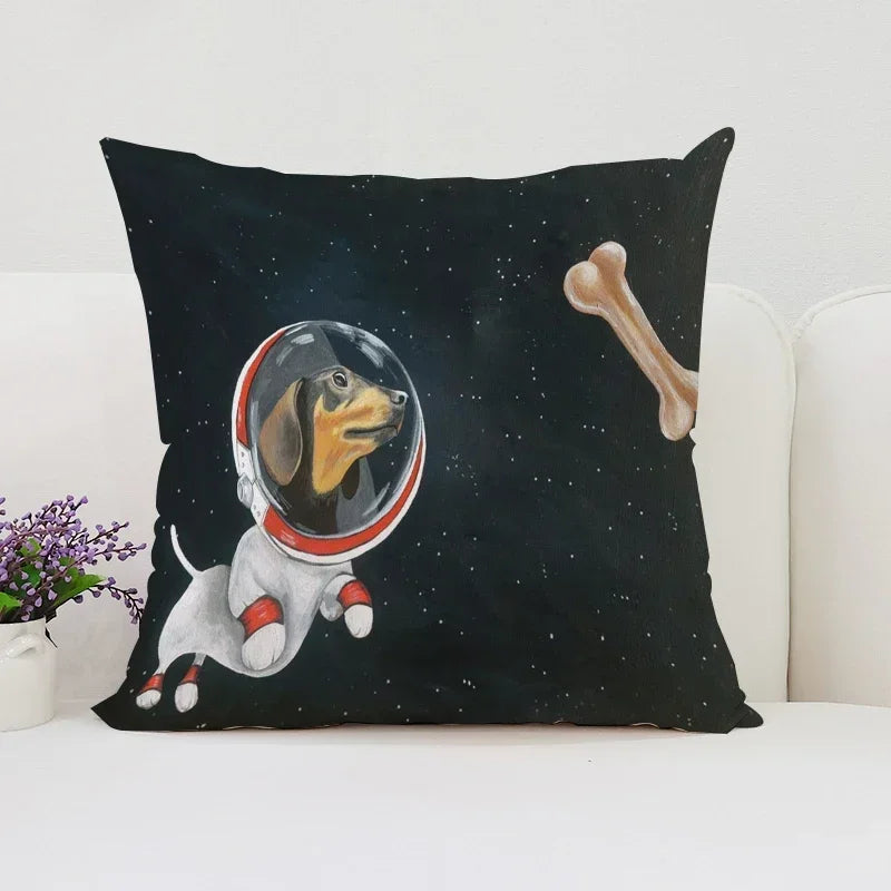 Pablo Picasso Wiener Dog Pillowcase for Modern Home Decor by Axyaa