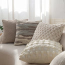 Axyaa Nordic Cushion Cover 45x45 for Designer Sofa Plush Pillow Home Decor