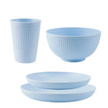Axyaa Eco-Friendly Wheat Straw Tableware Set - Plate, Dish, Bowl, Cup