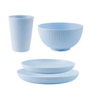 Axyaa Eco-Friendly Wheat Straw Tableware Set - Plate, Dish, Bowl, Cup