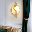 Axyaa Glass Ball LED Wall Lamp Modern Light Luxury for Living Room Bedroom