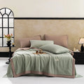 Axyaa Cotton Bubble Double-Layer Yarn Summer Quilt Set