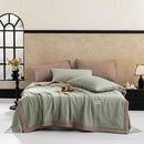 Axyaa Cotton Bubble Double-Layer Yarn Summer Quilt Set