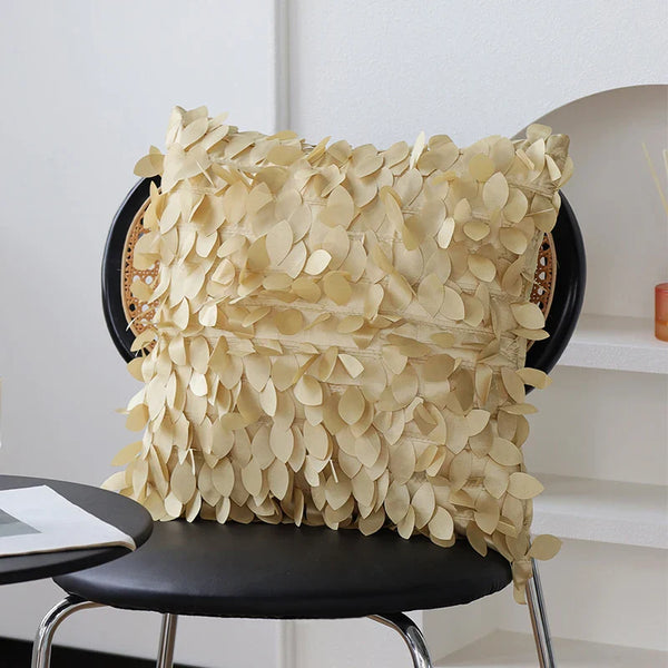 Axyaa 3D Leaves Cushion Cover Sofa Living Room Decor Pillow Cover