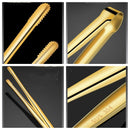 Axyaa Stainless Steel Food Tongs: Versatile Kitchen Gadget for BBQ, Serving, and Cooking